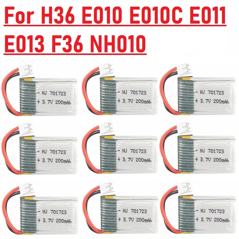 Eachine Drone E010 - 1-20 Buah Baterai LIPO 3.7V 200Mah