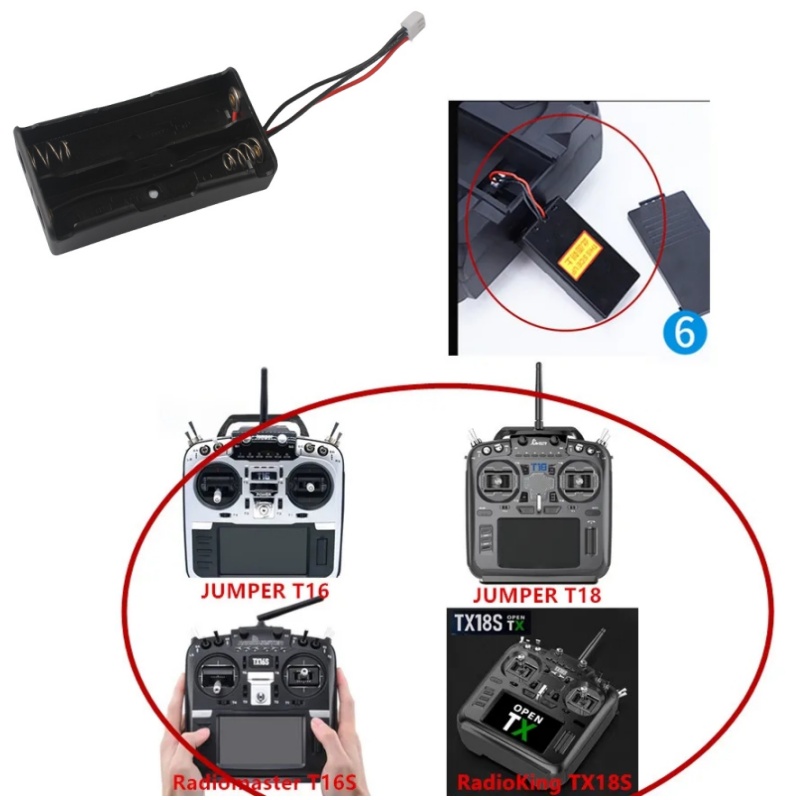 Kotak Baterai RadioMaster TX16 - Rc Helicopter Case ulasan dan harga