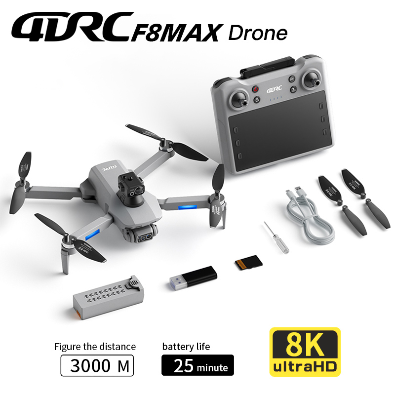Drone Profesional F8 MAX GPS d - Rc Helicopter Electric ulasan dan harga