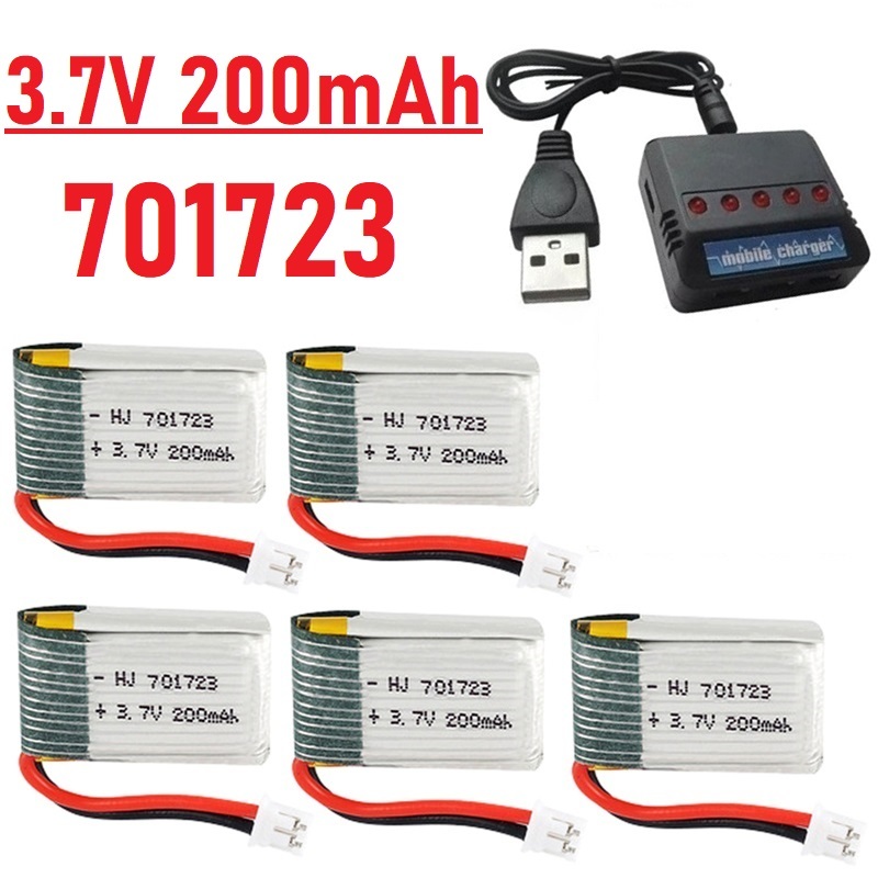 Peningkatan Baterai 3.7V 200mA - Eachine Drone E010 ulasan dan harga